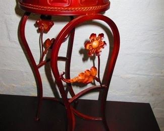 Iron Planter On Stand