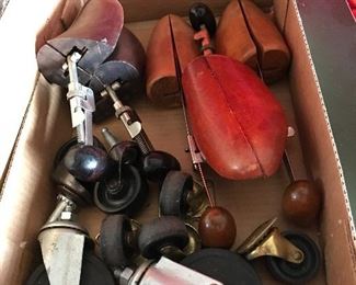 $5 wheels, shoe forms SOLD 