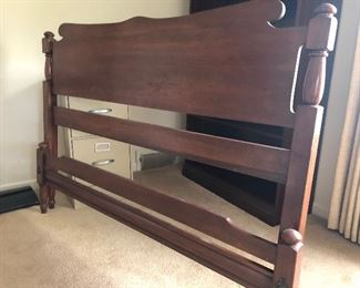 Full-sized Cherry headboard and footboard - Excellent condition:  $100 NOW ONLY $50