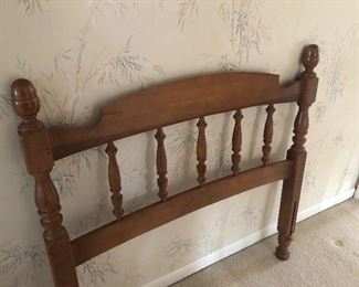 Oak Twin Headboard - only- excellent condition: $40  - NOW ONLY $20