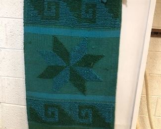 Mid-Century textile tapestry:  $40 