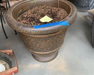 Inv 12 - Planter Plastic; 19"h x 20"d $20 ea 