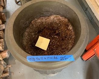 Inv 14 - 2 Planters - Plastic - $20 ea