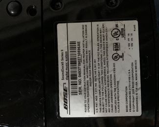 Inv 41 Bose Sound Dock $15 