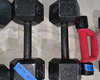 Inv 72- Weights 25lbs @ $15/pr