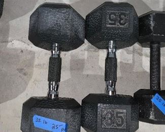 Inv 73- Weights 35lbs @ $25/pr