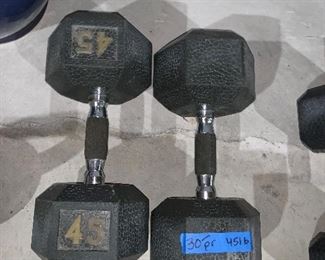 Inv 74- Weights 45lbs @ $30/pr