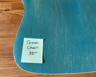 Inv 122 Green Chair @ $35
