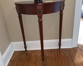 Inv 132 Demi Lune Table @ $50 