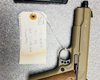 Sig Sauer 1911-22  Cal. 22LR HV with threaded barrel