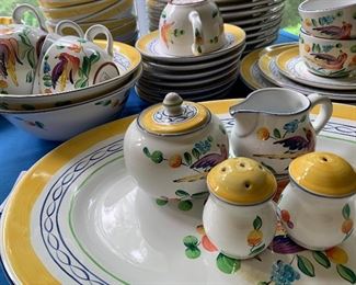 Herend Village Pottery - 46 pc