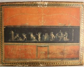 Vintage Florentine Italian gilt wood plaques