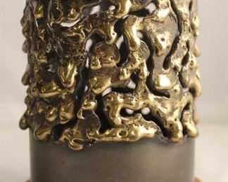 Robert Stanton style brutalist candle holder