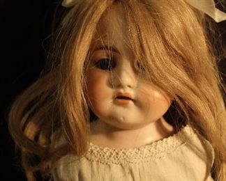 Antique Ernst Heubach Doll Leather Body