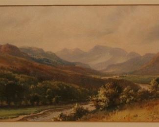 Lorenzo Palmer Latimer (1857-1941) Watercolor