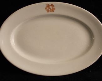 Vintage Great Northern Railroad Oval Platter