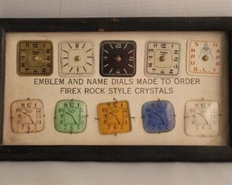 Vintage Watch Store Display Freemason Masonic