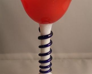 Hetaga Jens Altorp Swedish Art Glass Wine Glass