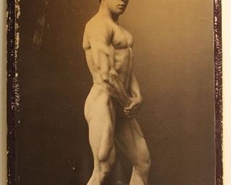 Antique Large Format Strongman Photograph