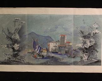 Oscar Treichel (1890-1975) Pastel