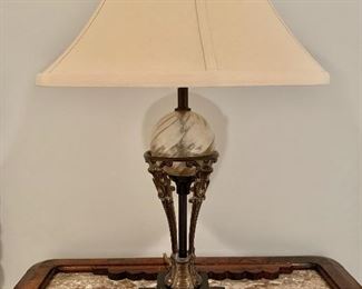 Lamp and shade.  PRICE: $75