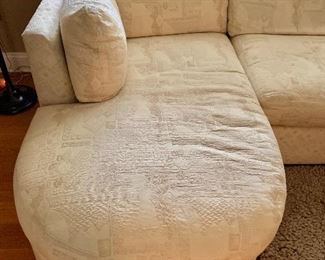 Down filled Freestyle sectional sofa.  3 piece sectional is 138" long.  Approx 32" deep, 65" at longer pieces.  Few signs of wear. PRICE:   $695.