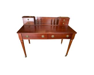 Bombay & Co writing desk and hutch .  PRICE $275; 48" wide, 31" tall, 24" deep, little hutch on top is 8"