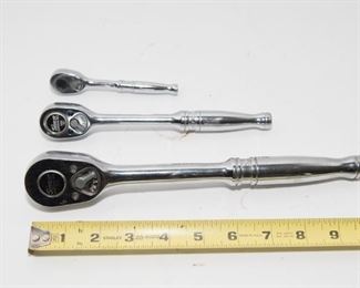 T42	Vintage Snap-On 3/8” Set of 3 Ratchets SL710, F710D, FM70 Mini	         $124.95