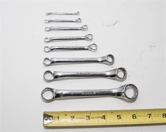 T47	Snap On 3/4-1/8 Box End Wrenches XS2024, XS1214, XS1618, XI-2022, XI-1618, XI-1415, XI-1012, XI-78	$110.00