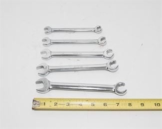 T72	Snap-On Open End Flare Nut 5 Pc Set 12, 14,16,18,20 RXS                                    $119.95