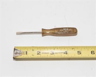 T80	Vintage Snap-On 50th Ann. 1920-1970 Gold Flake Screwdriver       $19.95                                                    5 Available