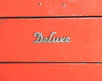 T97	Vintage Snap-On Rolling Tool Chest Deluxe with Side Cabinets, 19 Drawers	$995.00