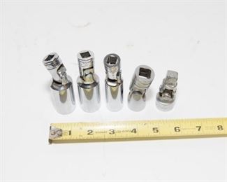 T99	Snap-On 5pc Swivel Sockets 13/16, 13/16, 5/8, 5/8 Speed Master Socket no Number                  $83.95