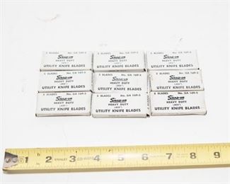 T103	Snap On Utility Knife Blades 9 Boxes $14.95