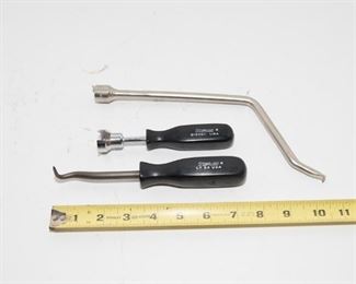 T111	Vintage Snap On Black Handle Brake Tools B1356C, CP3A, BT11                                 $37.95