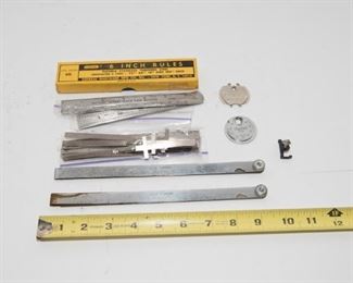 T119	Lot of 8 Misc Rulers                  $15.95