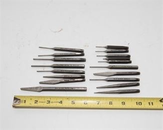 T126	Snap On Punch Chisel Set 18 Pieces $74.95