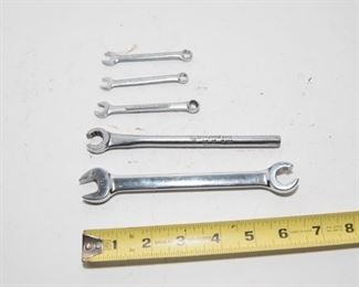 T145	Lot of 5 Wrenches 1 Blue Point, 1 S-K, 3 Unbranded                             $19.95