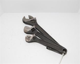 T205	Blue Point Set of 3 Adjustable Wrenches DA210, DA212, 15in        $62.95