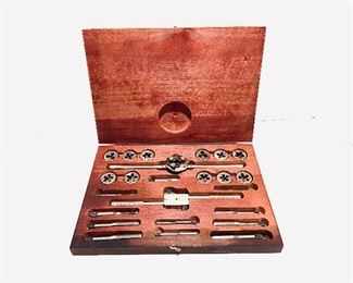 T245   Vintage Blue Point Tap and Die Set TD-2400 1/4”-1/2”   $78.95