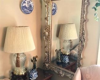 Ornate Gold Mirrors 