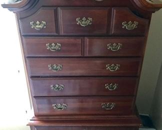 Colonial Highboy Chest of Drawers: American Drew