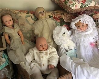 Antique Madame Alexander dolls and other's