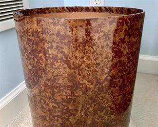 Brown Trash Can: $5