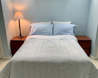 Item 1: Full Bed with Ralph Lauren Linens: $225
