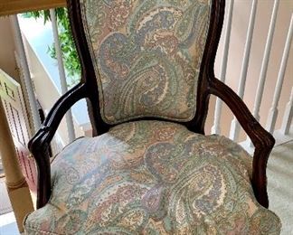 Item 20:  Paisley Side Chair with Caned Seat - 24 x 19 x 46: $245