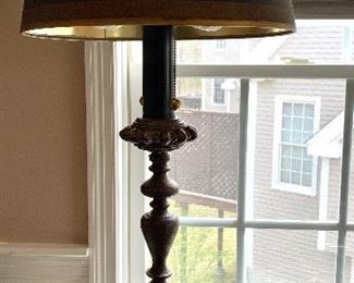 Item 16:  Decorative Desk Lamp - 34" Tall: $65