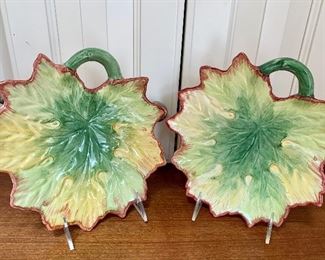 Pair of Leaf Plates: $12
