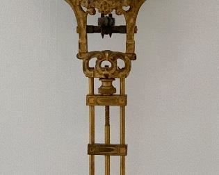 Item 42:  Hanging Mini Wall Clock - only 9.5" long!: $145