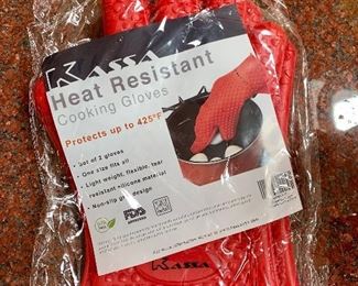 Heat Resistant Cooking Gloves: $8